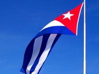 Cuba’s flag, first raised in the city of Cárdenas in Matanzas province.
